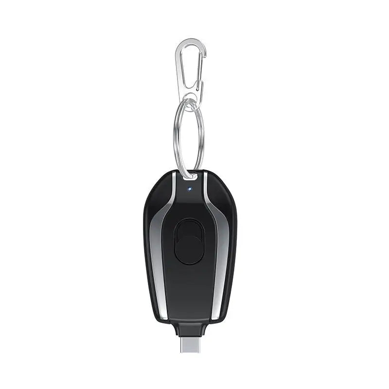 New Keychain Power Bank Comes with a Portable Mini 1200Mah Emergency Power Bank Stylish and Cute with Three Interfaces