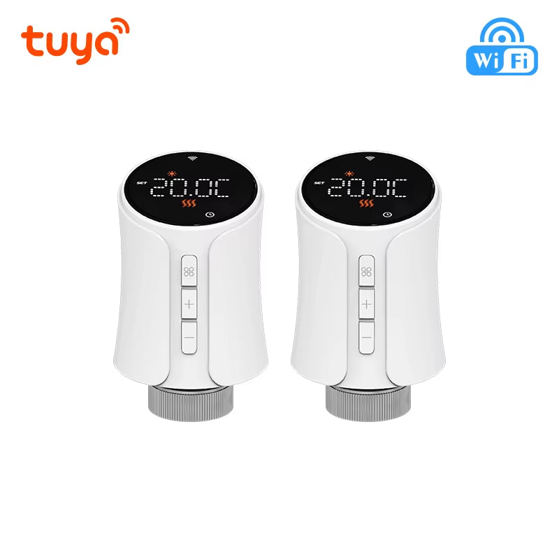 Tuya Wifi /Zigbee Thermostat Radiator Valve TRV Thermostatic Valve Wifi Thermostat Temperature Controller Alexa Google Home
