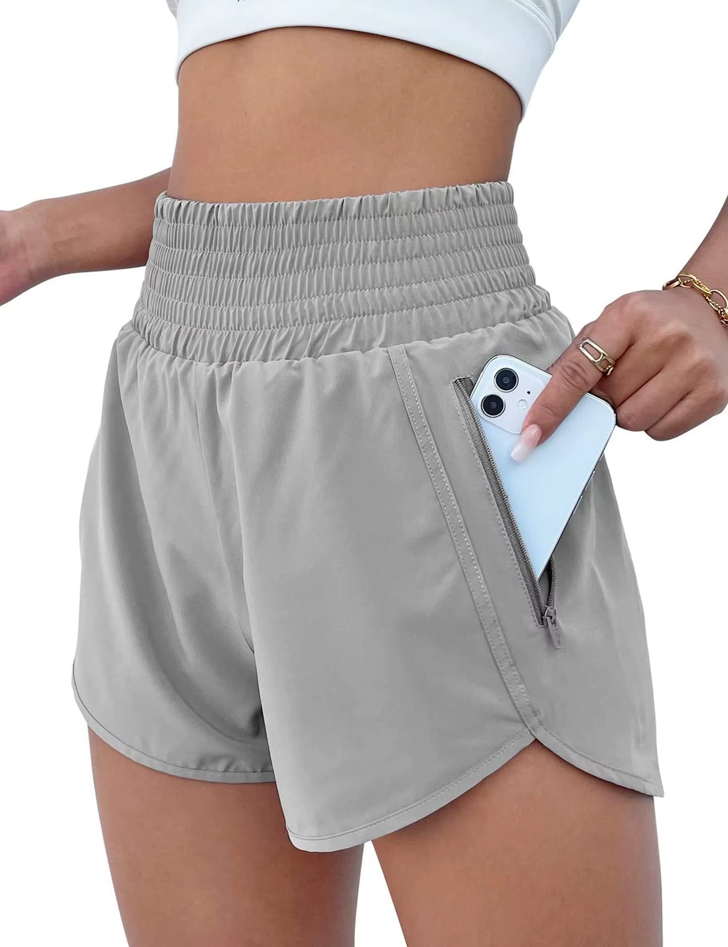 Hotty Hot Women'S Gym Run with Pocket Short Yoga Wear Female Fitness Quick Drying Tennis Biker Shorts Sport Outfit Workout Pant