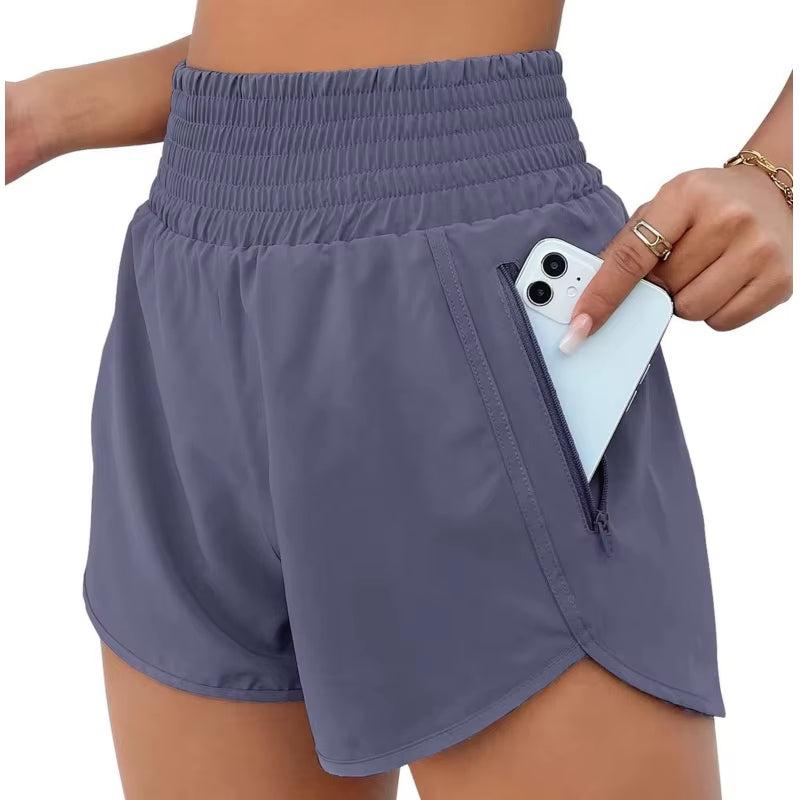 Hotty Hot Women'S Gym Run with Pocket Short Yoga Wear Female Fitness Quick Drying Tennis Biker Shorts Sport Outfit Workout Pant