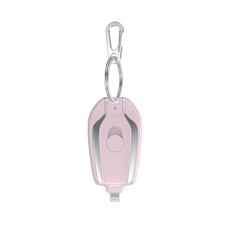 New Keychain Power Bank Comes with a Portable Mini 1200Mah Emergency Power Bank Stylish and Cute with Three Interfaces