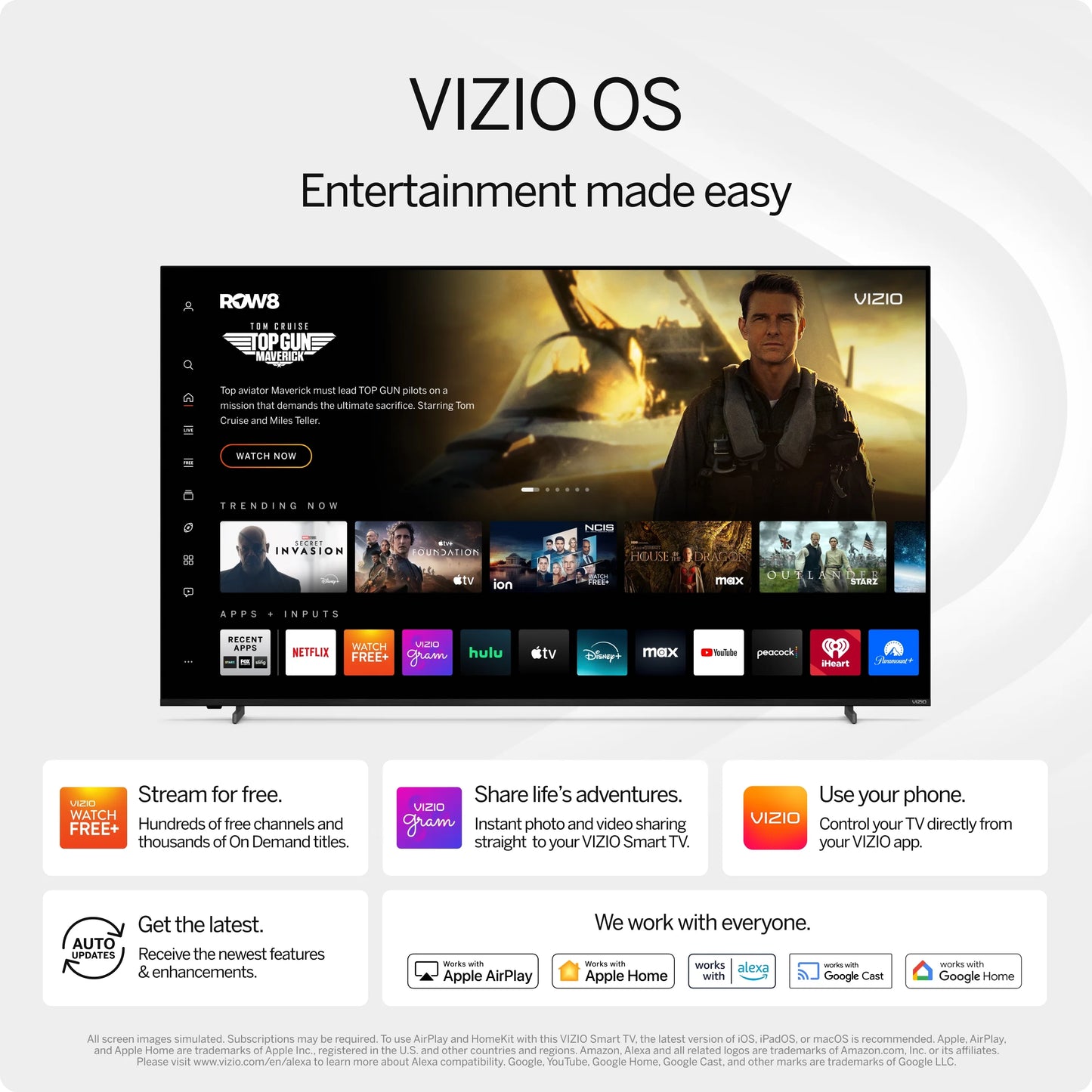 43" Class Quantum 4K QLED HDR Smart TV (NEW) VQD43M-0801