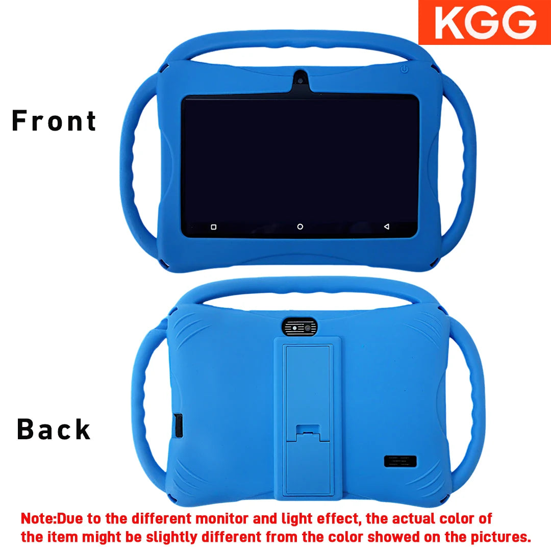 32GB Kids Tablet 7Inch Android Tablet Toddler with Case 5G Wifi Bluetooth Dual Camera Educational Learning Toys Children Gifts