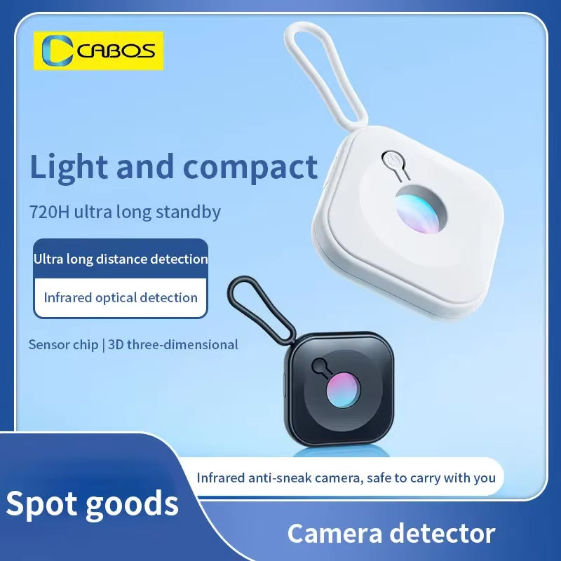 Camera Detector for Hidden Camera Portable Pinhole Smart Home Lens Detect Gadget Anti-Peeping Safety Protection Candid Detector