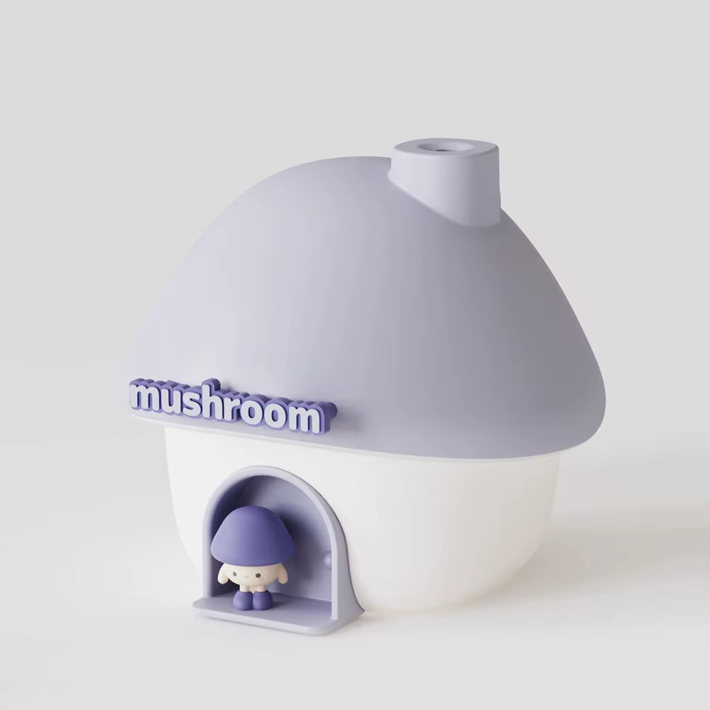 Cartoon House Aroma Essential Oil Diffuser 7-Colours Ambient Night Lights USB Lovely Home Air Humidifier for Children Home Gifts