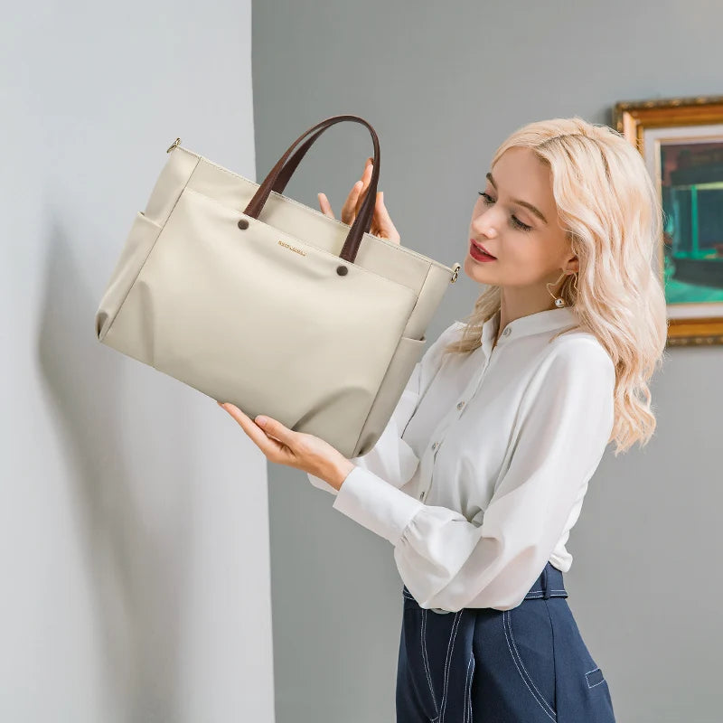 GOLF Tote Bag Pink Nylon Female Shoulder Handbag for Work Fits Laptop 15 Inch Cross Hand Bag Briefcase Women'S Fashion Bags 2024