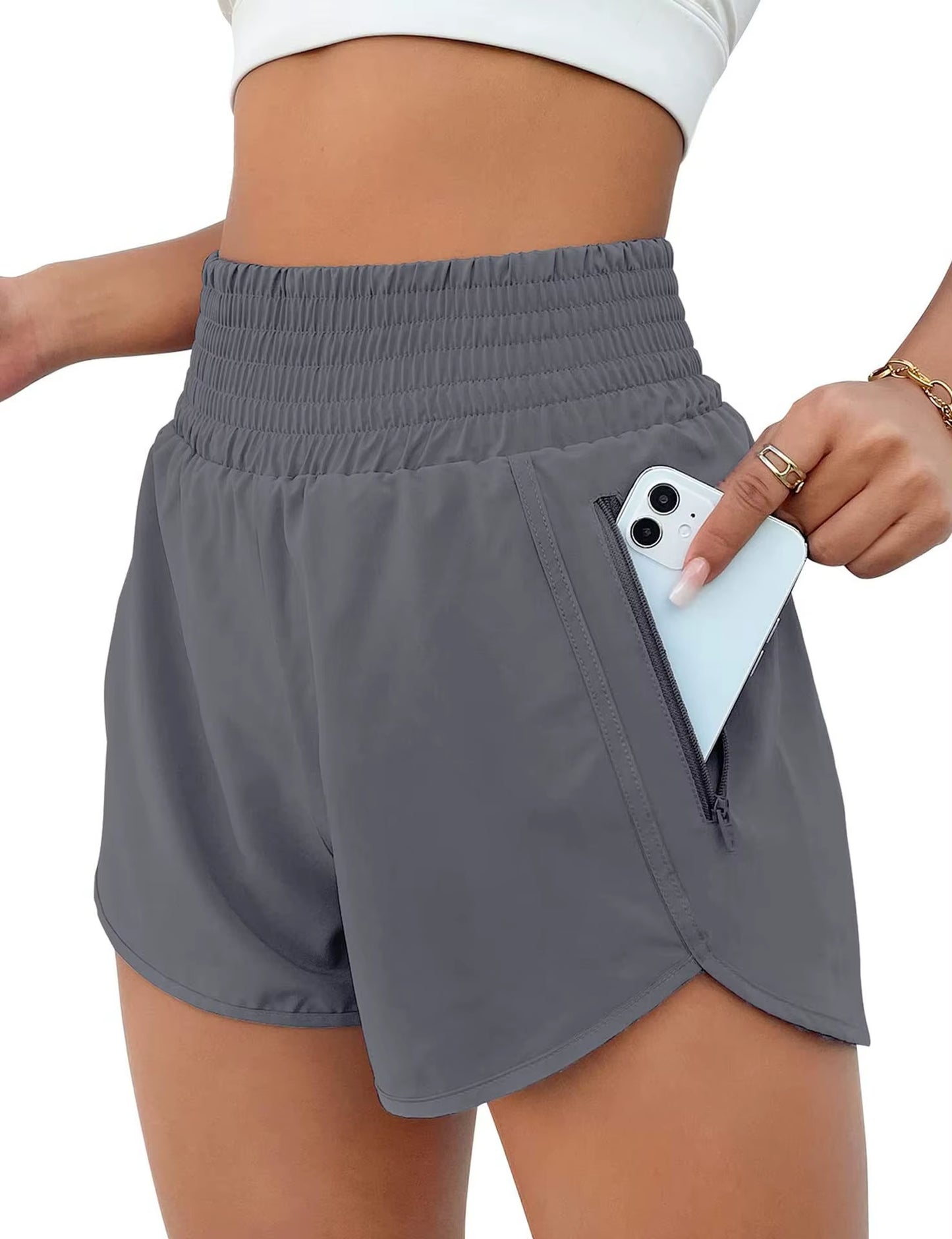 Hotty Hot Women'S Gym Run with Pocket Short Yoga Wear Female Fitness Quick Drying Tennis Biker Shorts Sport Outfit Workout Pant