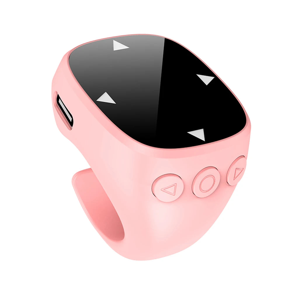 Smart Fingertip Ring Remote Control Wireless Bluetooth Mobile Selfie Mice Selfie Video Automatic Page Turner Browsing