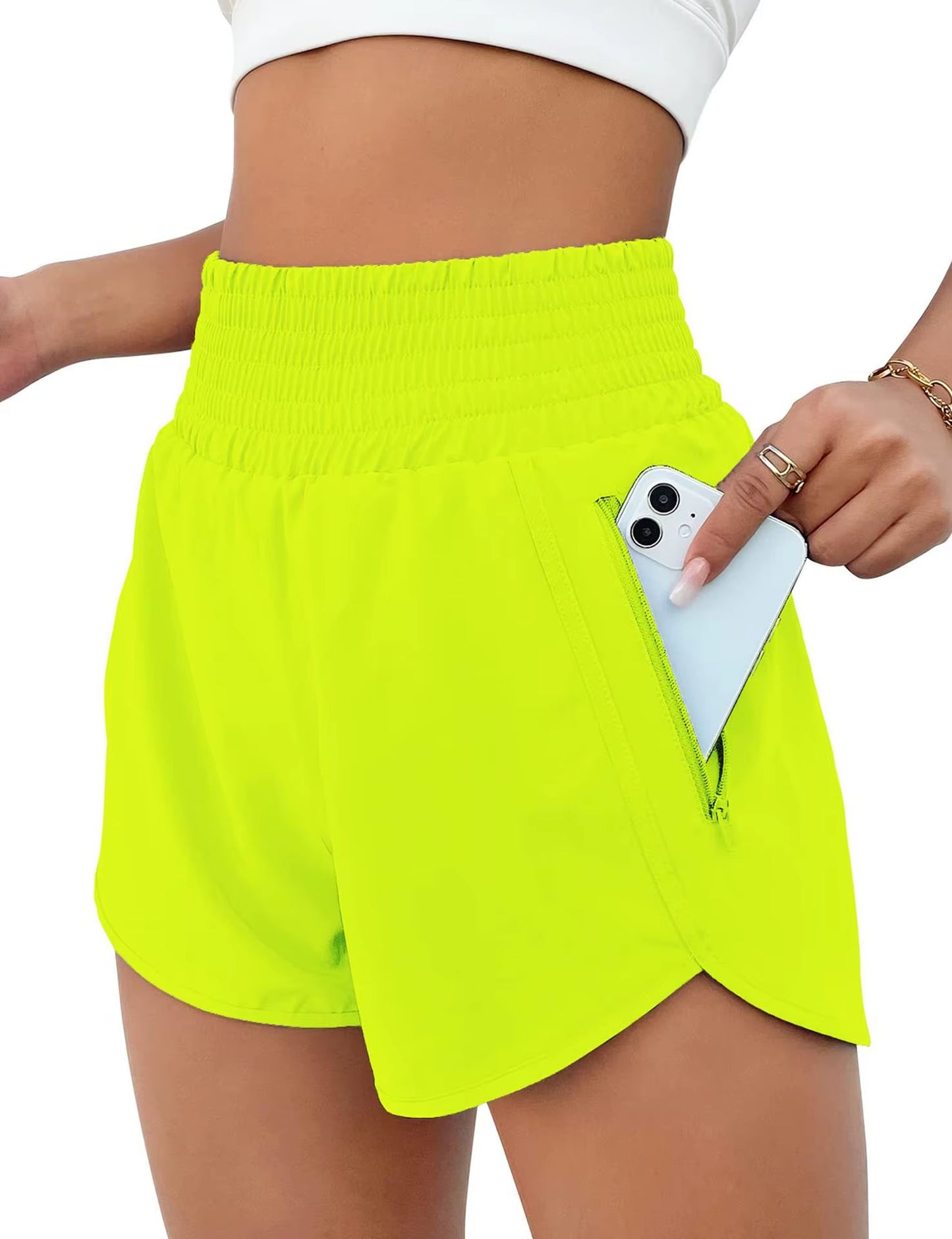 Hotty Hot Women'S Gym Run with Pocket Short Yoga Wear Female Fitness Quick Drying Tennis Biker Shorts Sport Outfit Workout Pant