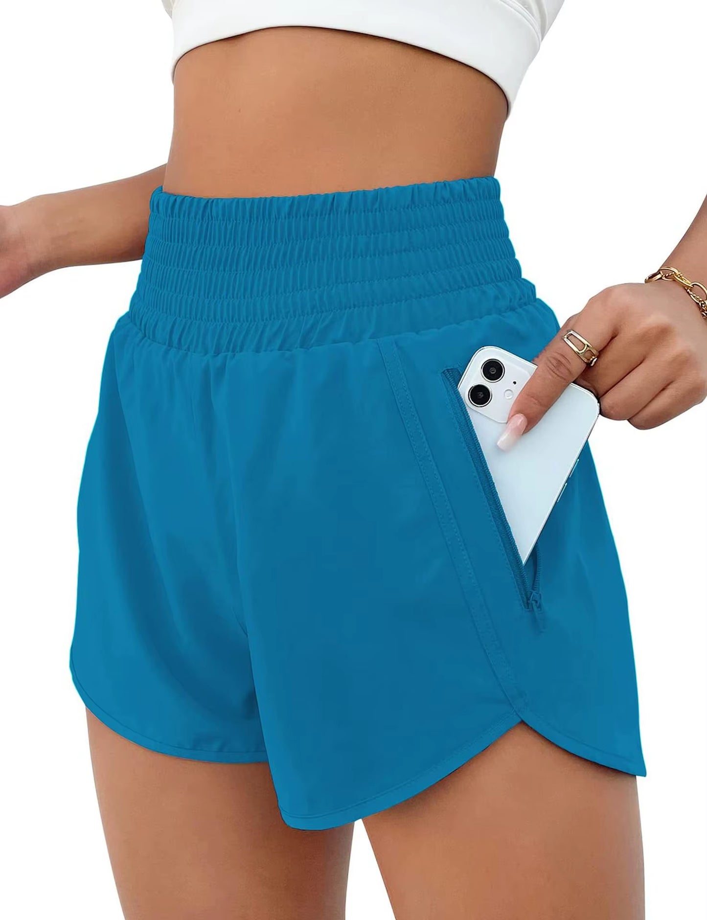 Hotty Hot Women'S Gym Run with Pocket Short Yoga Wear Female Fitness Quick Drying Tennis Biker Shorts Sport Outfit Workout Pant
