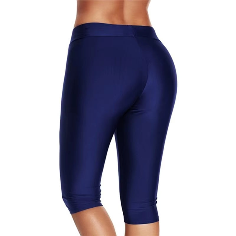 Elastic High Waist Sports Leggings for Women Quick Dry 3/4 Running Pants Women Short Gym Fitness Comfortable Tights Ladies