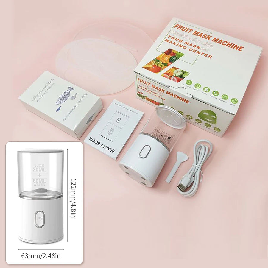 Face Mask Maker Machine Facial Treatment DIY Automatic Fruit Natural Vegetable Collagen Home Use Beauty Salon SPA Beauty Device