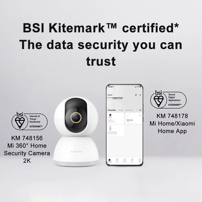 Original Mi Smart Home Security Camera 2K Baby Monitor 1296P HD Ultra-Clear IP Night Vision Voice Intercom AI Smart Home