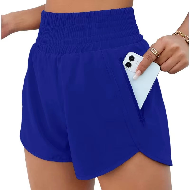 Hotty Hot Women'S Gym Run with Pocket Short Yoga Wear Female Fitness Quick Drying Tennis Biker Shorts Sport Outfit Workout Pant