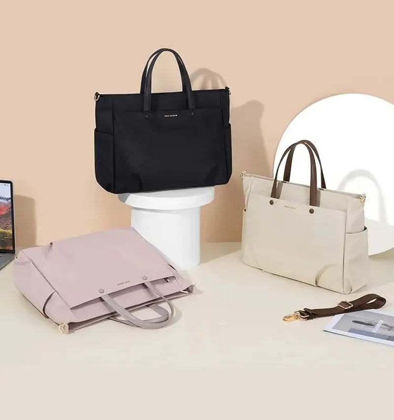 GOLF Tote Bag Pink Nylon Female Shoulder Handbag for Work Fits Laptop 15 Inch Cross Hand Bag Briefcase Women'S Fashion Bags 2024