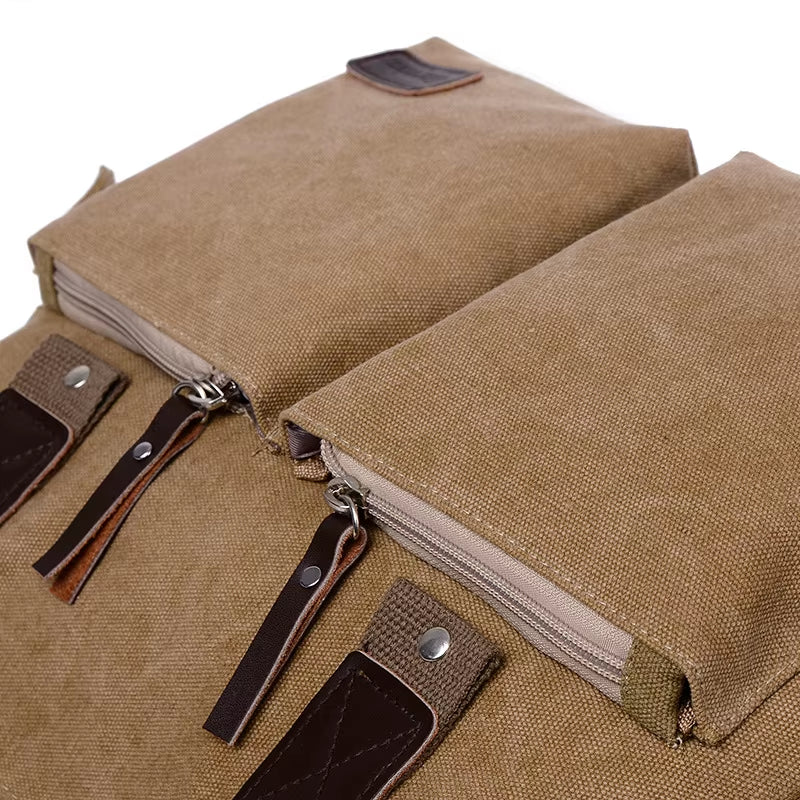 Canvas Men Bag Cross Body Bag Casual Cloth Bag Handbag Large Capacity Travel Bag Men'S Shoulder Bag Fashion Bags
