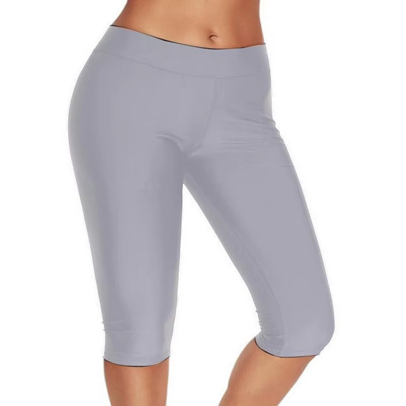 Elastic High Waist Sports Leggings for Women Quick Dry 3/4 Running Pants Women Short Gym Fitness Comfortable Tights Ladies