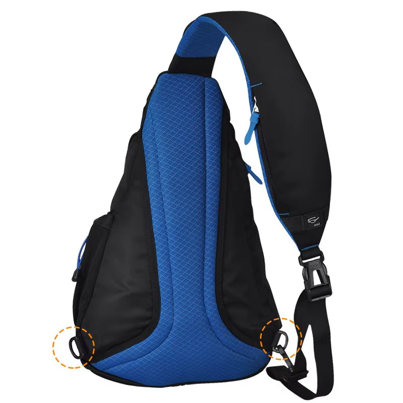 Mixi Fashion Backpack for Men One Shoulder Chest Bag Male Messenger Boys College School Bag Travel Causal Black 17 19 Inch