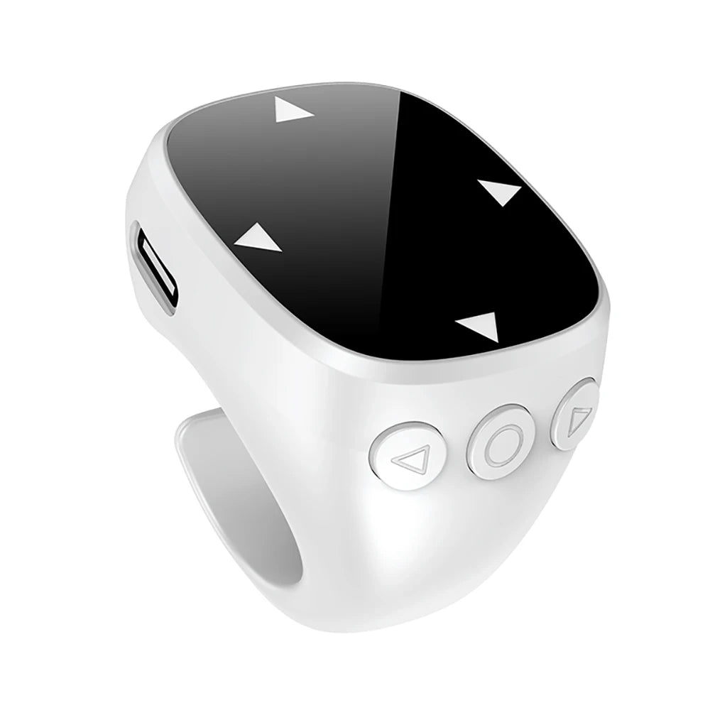 Smart Fingertip Ring Remote Control Wireless Bluetooth Mobile Selfie Mice Selfie Video Automatic Page Turner Browsing