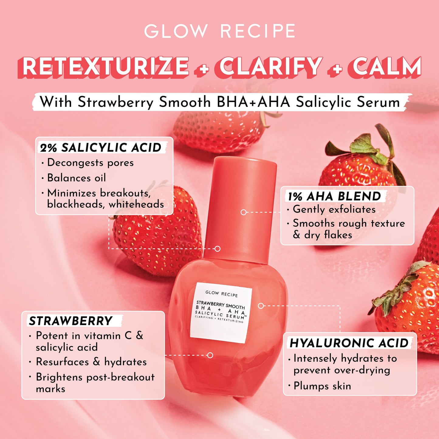 Strawberry Smooth BHA+AHA Salicylic Serum