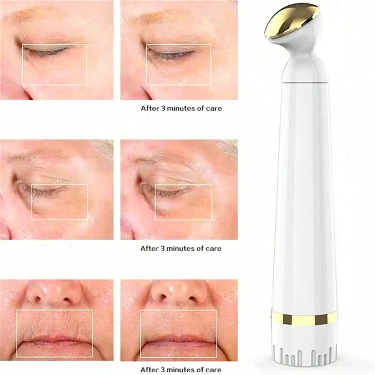 Massage and Care for Various Acupoints around the Eyes through Vibration, Stimulate and Exercise the Vertebral and Optic Nerves