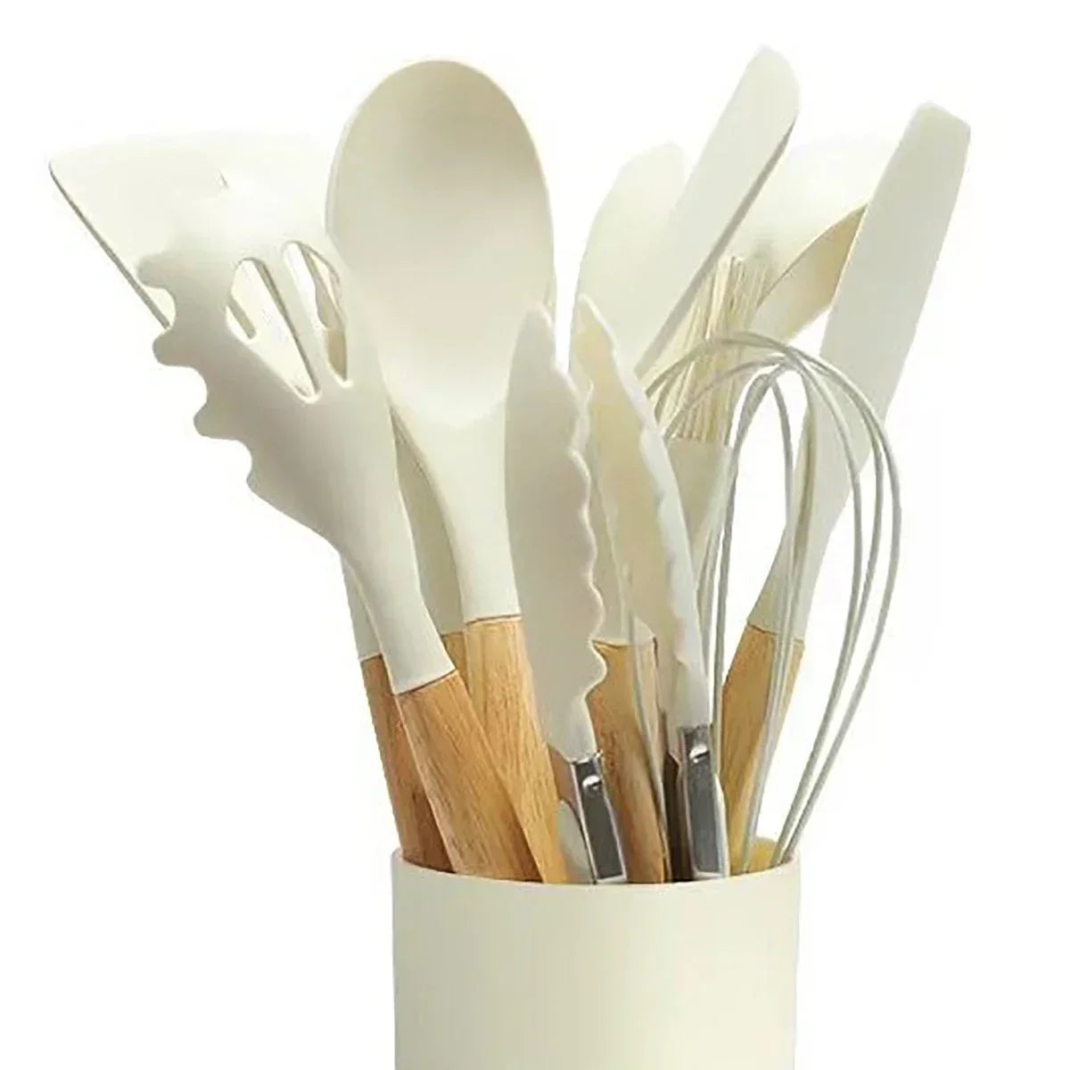 NEW12 Pcs/ Silicone Kitchen Utensils Set Combination Non-Stick Heat-Resistant Cookware Kitchen Kit Tools Kitchenware