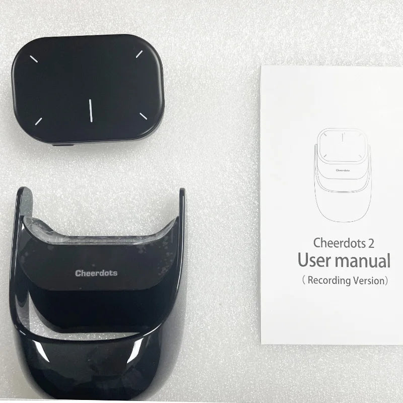 Cheerdots 2 Detachable Air Mouse Wireless Touchpad All-In-One Pocket AI Recording Enabled Mouse Wireless Controll