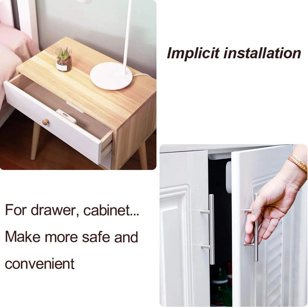 Tuya Drawer Lock Bluetooth Smart Lock Smart Home Security-Protection APP Wireless Keyless Unblanking Cabinet Privacy
