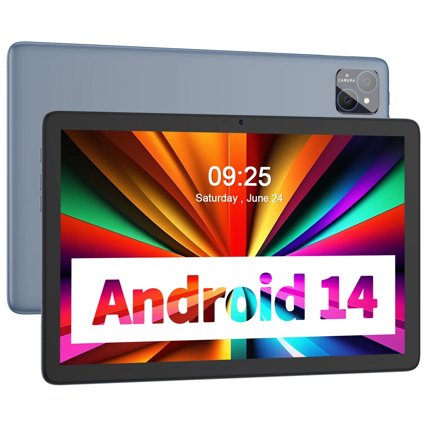 TAB11 Android 14 Tablet 10 Inch, 8GB(4+4 Expand) RAM + 128GB ROM, Octa Core, 5G Wifi, with Keyboard, Mouse, Case