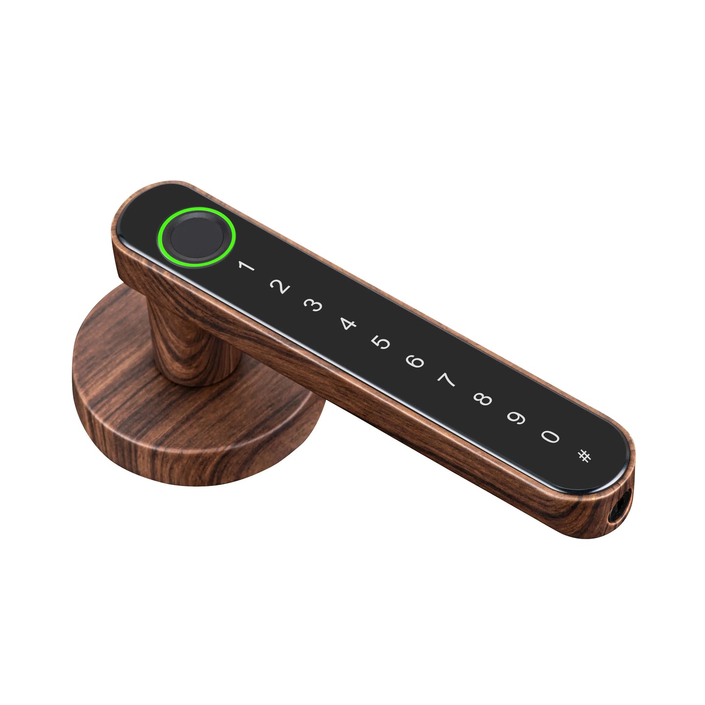 Smart Door Handle Fingerprint Password Digital Lock Tuya App Keyless Entry for Doors Smart Electronic Lock