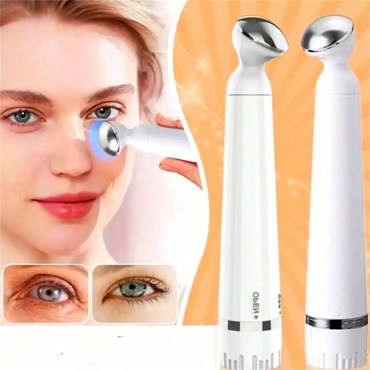 Massage and Care for Various Acupoints around the Eyes through Vibration, Stimulate and Exercise the Vertebral and Optic Nerves