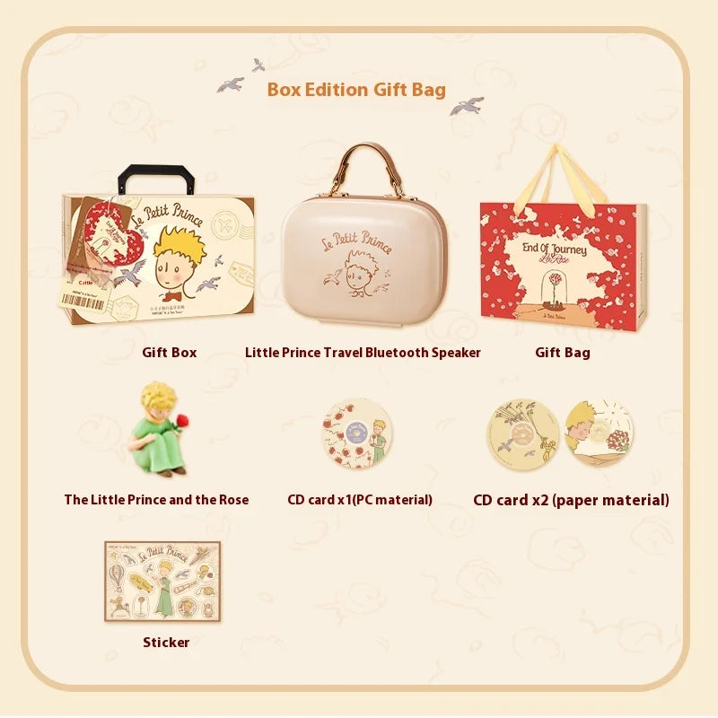 Little Prince Travel Bluetooth Speaker Birthday Gift for Men Boyfriend Valentines Day Present Portable Audio Desktop Decortion