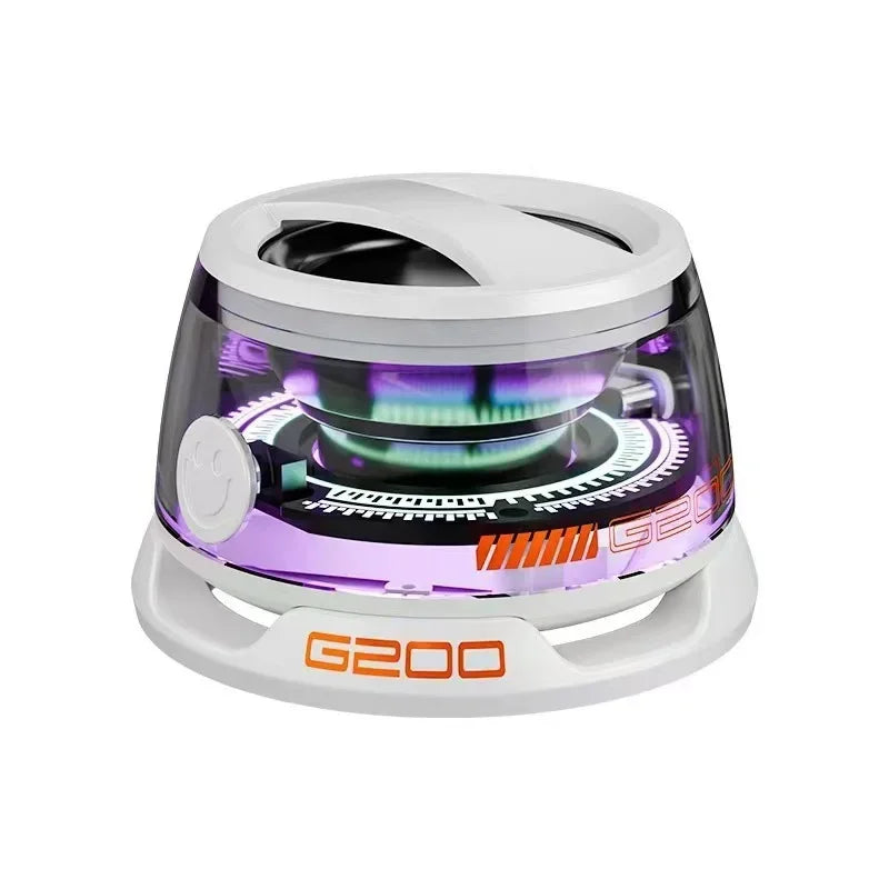 Ultra Portable G200 Speaker Magnetic Clip BT5.3 Mini RGB Sound Box 20H Playtime Office Car Travel Essential Voice Assistant