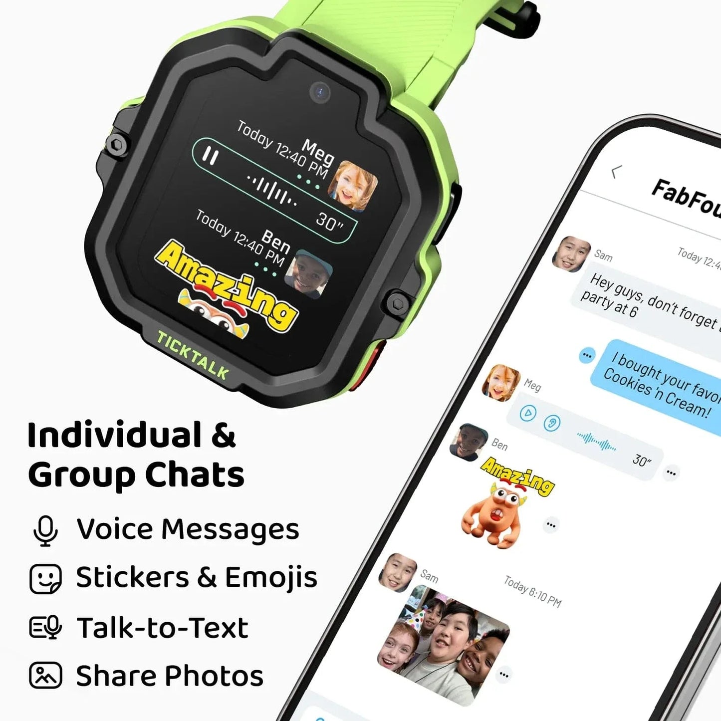 5 Kids Safe Smartwatch with GPS