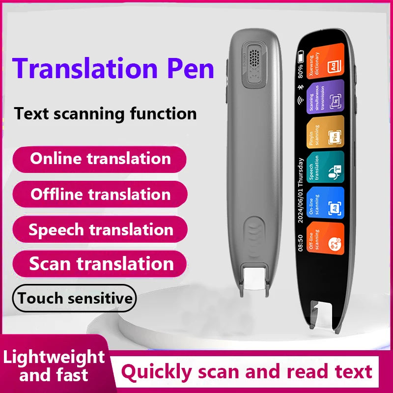 Translation Pen for Language Learning 142 Languages Voice Translator Pen Text Excerpt Portable Pen Scanner Translator for Travel