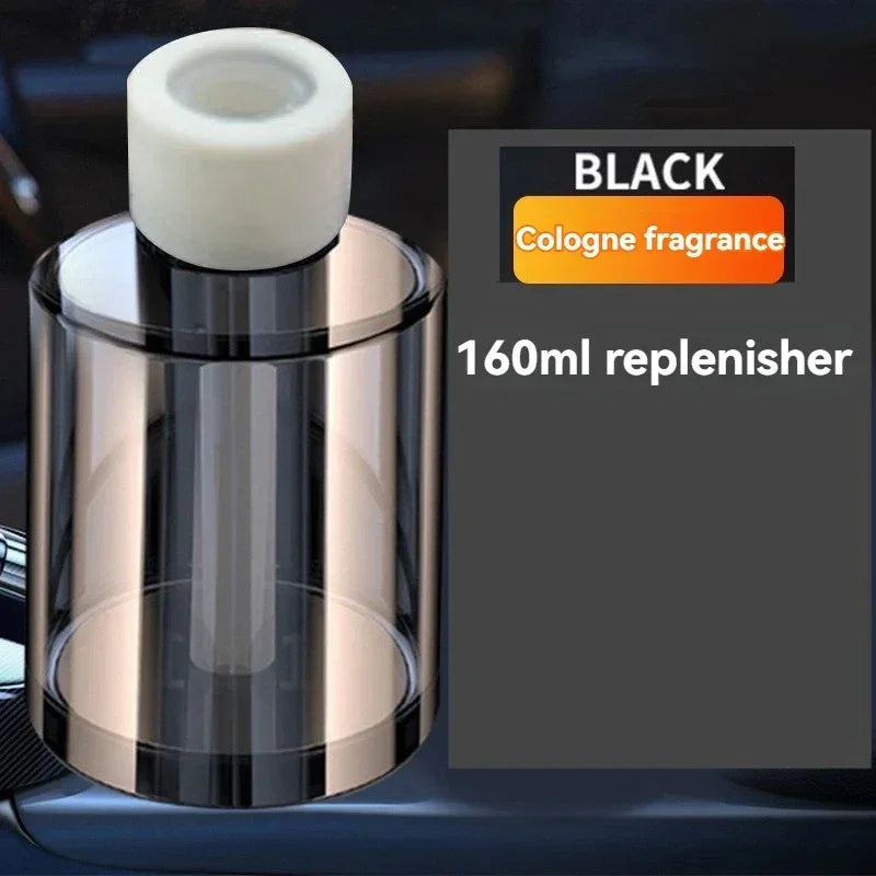 Smart Car Air Freshener AI Rechargeable Car Aroma Diffuser Smart Eyes 4 Levels of Adjustable Intelligent Car Diffuser Gift