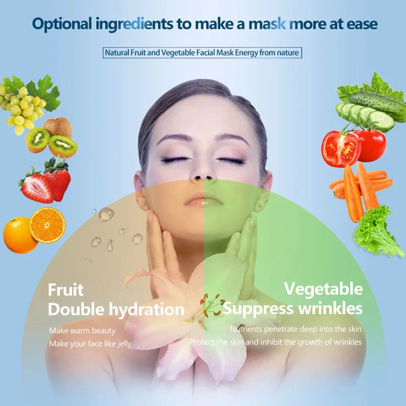 Face Mask Maker Machine Facial Treatment DIY Automatic Fruit Natural Vegetable Collagen Home Use Beauty Salon SPA Beauty Device