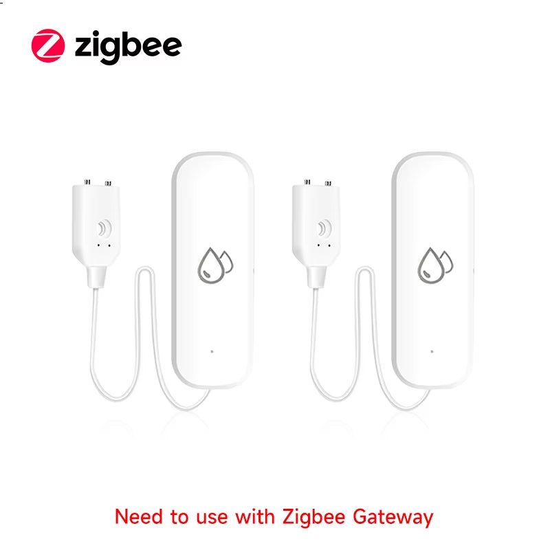 Tuya Wifi/Zigbee Water Sensor Leakage Alarm Flood Leak Detector Smart Home APP Remote Control Smart Home Security Protection