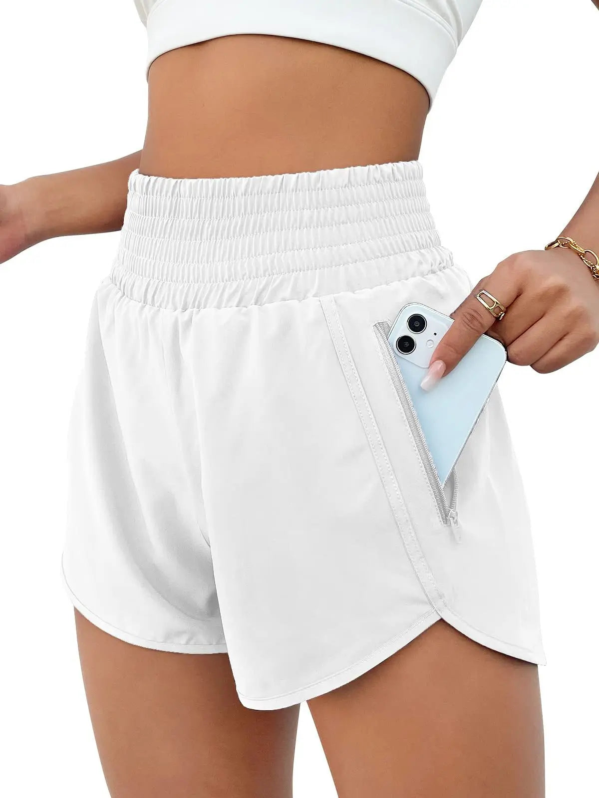 Hotty Hot Women'S Gym Run with Pocket Short Yoga Wear Female Fitness Quick Drying Tennis Biker Shorts Sport Outfit Workout Pant