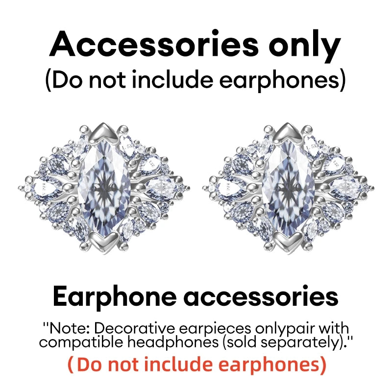 Choice M100 ENC Ear Clip LED Digital Display Earphones Wireless Bluetooth Headphones Noise Cancelling Touch Control