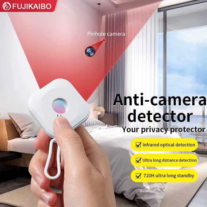 Camera Detector for Hidden Camera Portable Pinhole Smart Home Lens Detect Gadget Anti-Peeping Safety Protection Candid Detector