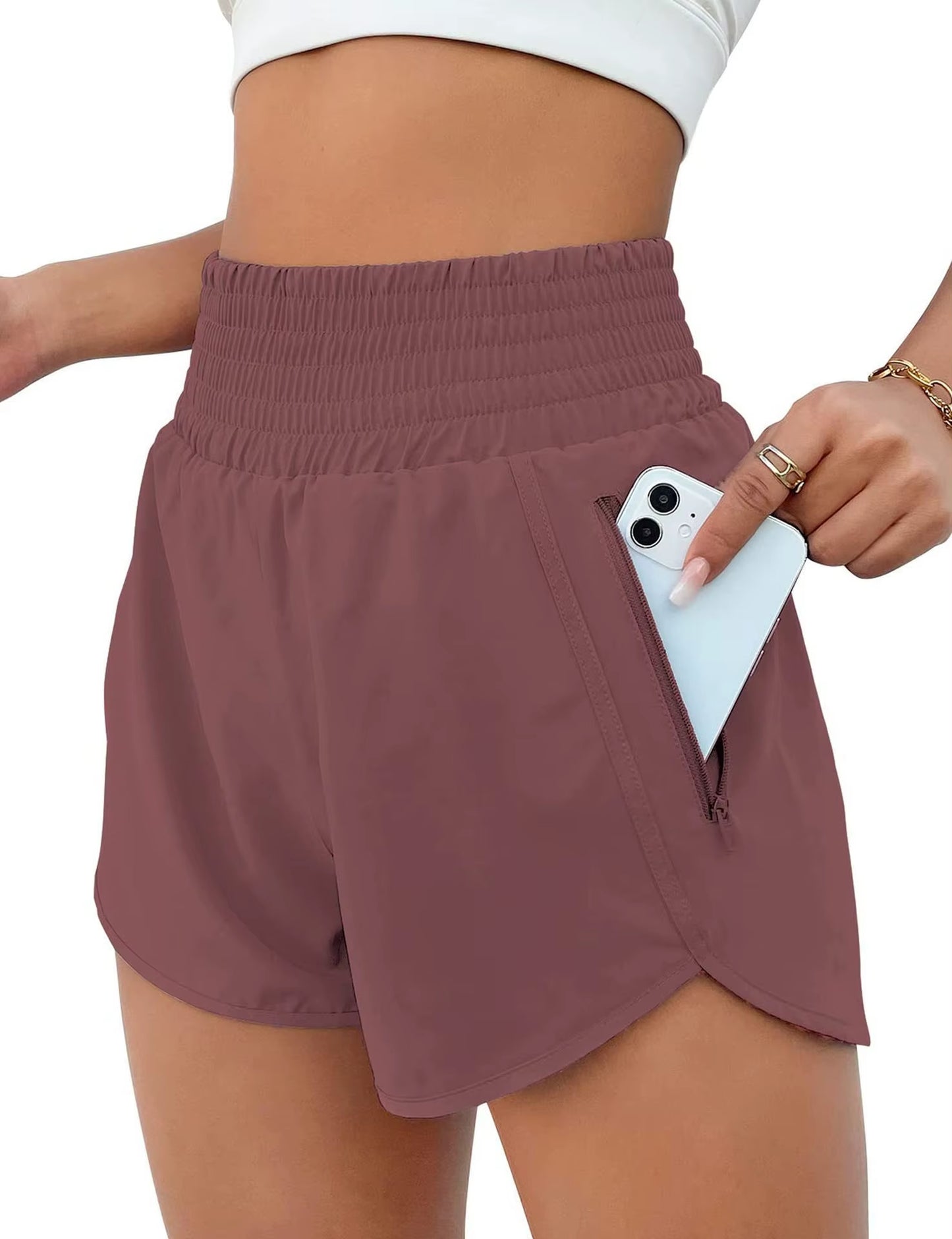 Hotty Hot Women'S Gym Run with Pocket Short Yoga Wear Female Fitness Quick Drying Tennis Biker Shorts Sport Outfit Workout Pant