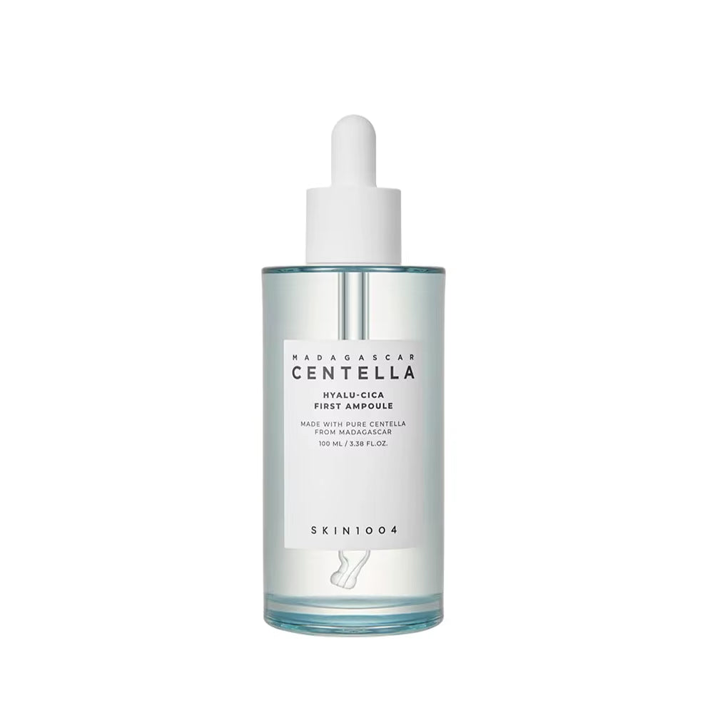 Skin1004 Korean Skincare Hyalu-Cica Duo Set - 90% Centella & 3 Ceramides Serum+Essence Toner for Sensitive Skin