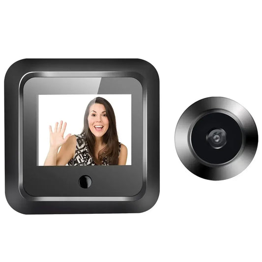 Video Doortell HD 2.4 Inch Peephole 120° Smart Digital Door Viewer Camera Security Monitor 240X320 Visual Doorbell Home