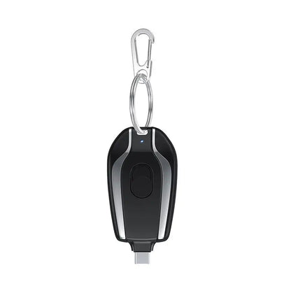 New Keychain Power Bank Comes with a Portable Mini 1200Mah Emergency Power Bank Stylish and Cute with Three Interfaces