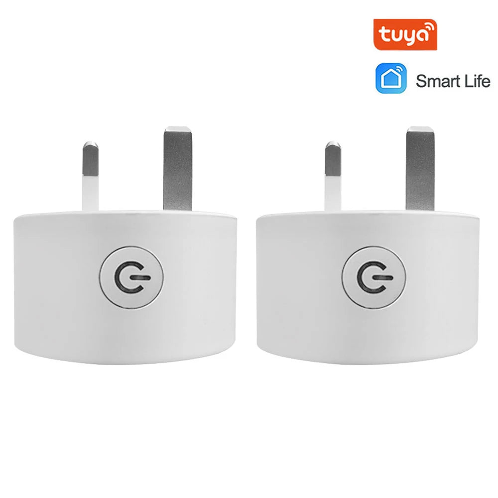 Wifi Smart Plug Sockets 16A EU Plug Tuya Smart Life APP Work with Alexa Google Home Smart-Home Automation EU UK Plug Yandex