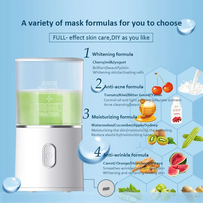 Face Mask Maker Machine Facial Treatment DIY Automatic Fruit Natural Vegetable Collagen Home Use Beauty Salon SPA Beauty Device