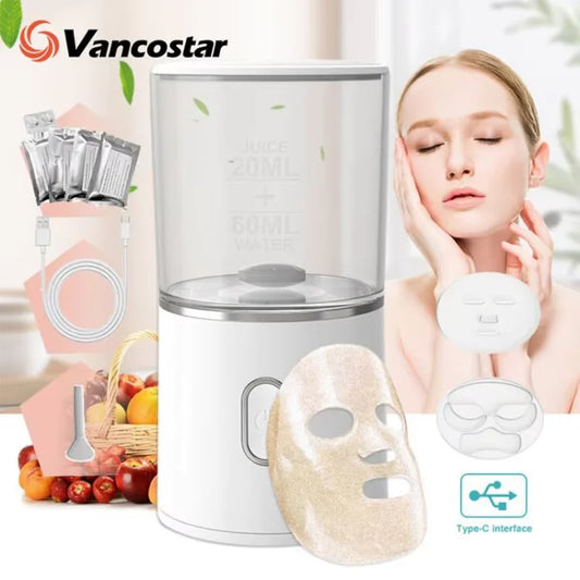 Face Mask Maker Machine Facial Treatment DIY Automatic Fruit Natural Vegetable Collagen Home Use Beauty Salon SPA Beauty Device