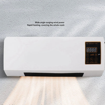 Wall Mounted Heating Machine Dual Use Highly Efficient Wide Angles Mobile Small Air Heater US Plug 110V