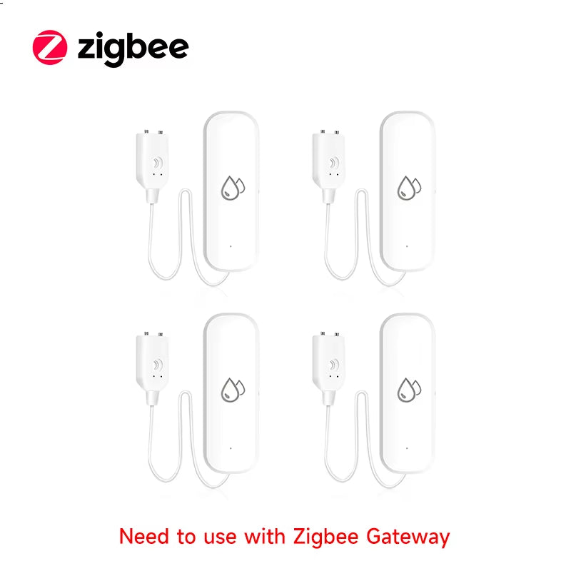 Tuya Wifi/Zigbee Water Sensor Leakage Alarm Flood Leak Detector Smart Home APP Remote Control Smart Home Security Protection